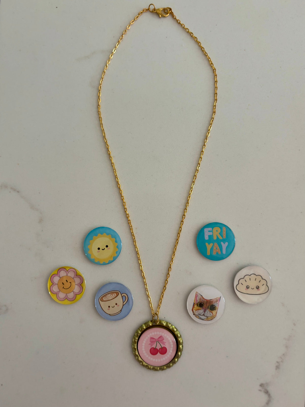 Bottle Cap Necklaces & Magnetic Charms