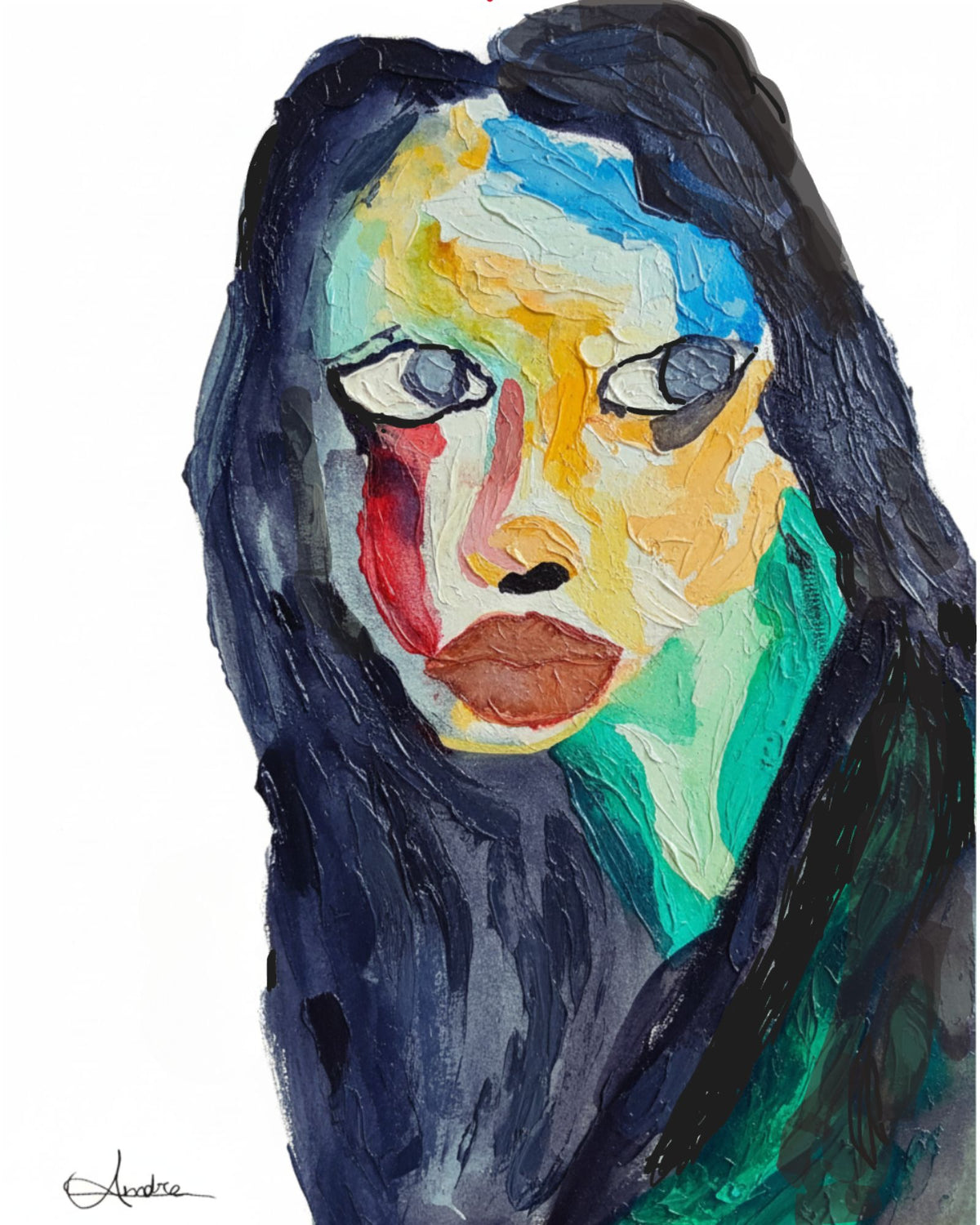 The Colorful Lady 8x10 Print