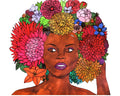 Floral Fro 8x10 Print