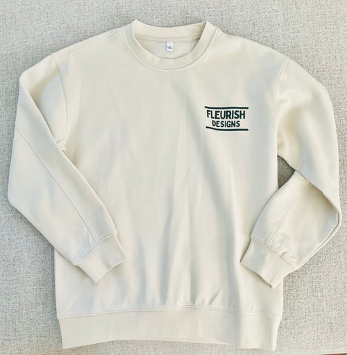 Blue Study Adult Crewneck Sweatshirt