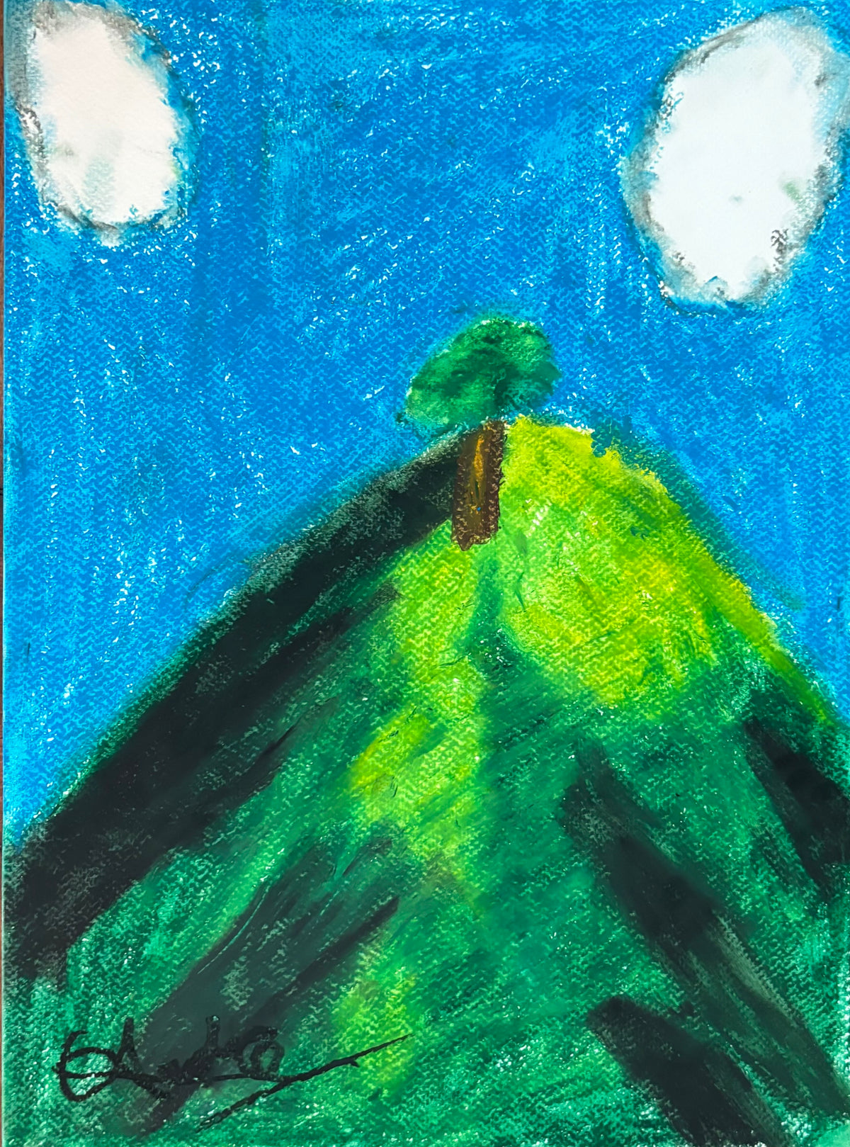 Hilltop Tree 8x10 Print