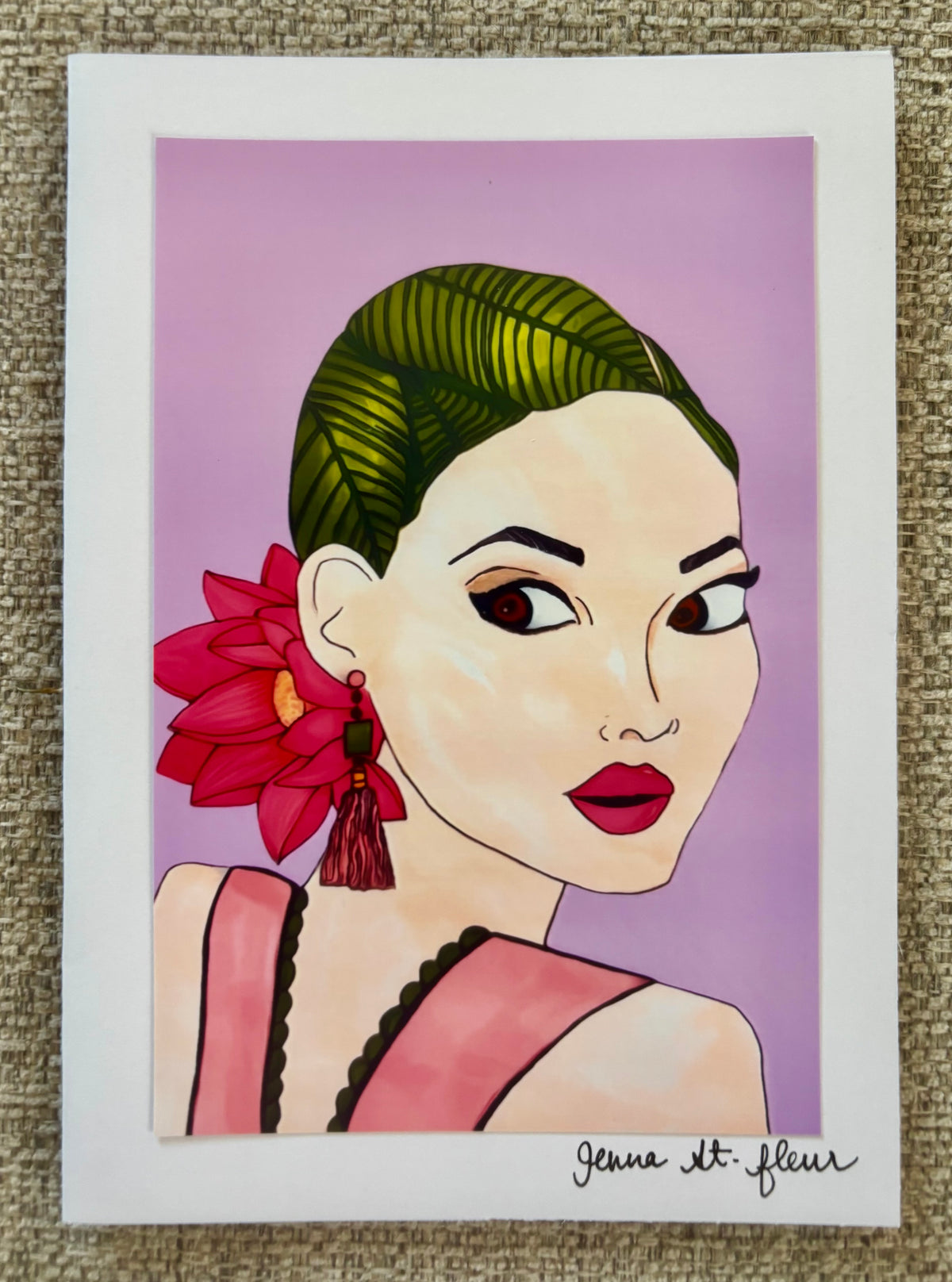 Water Lily Greeting Card