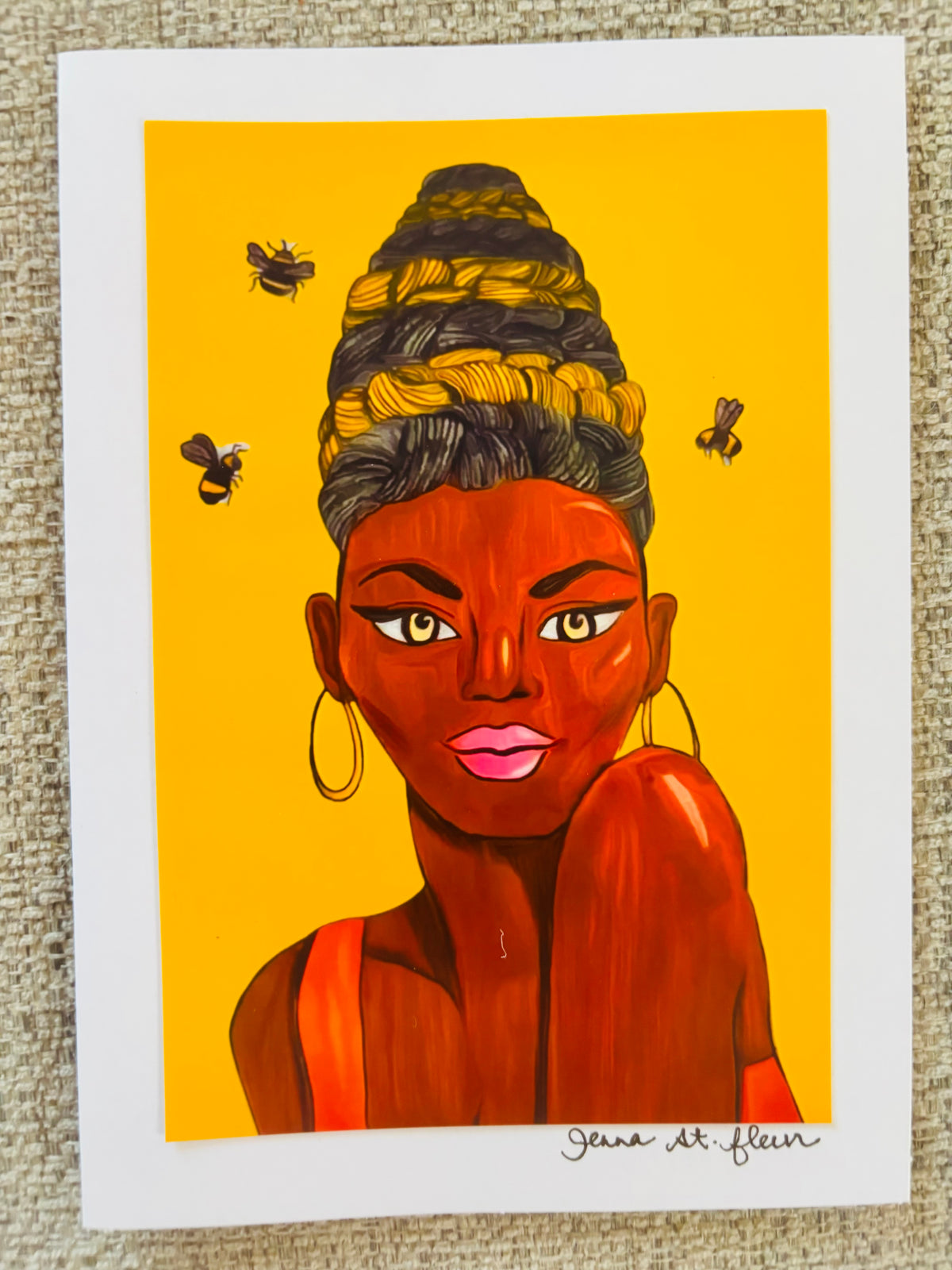Queen Bee Greeting Card