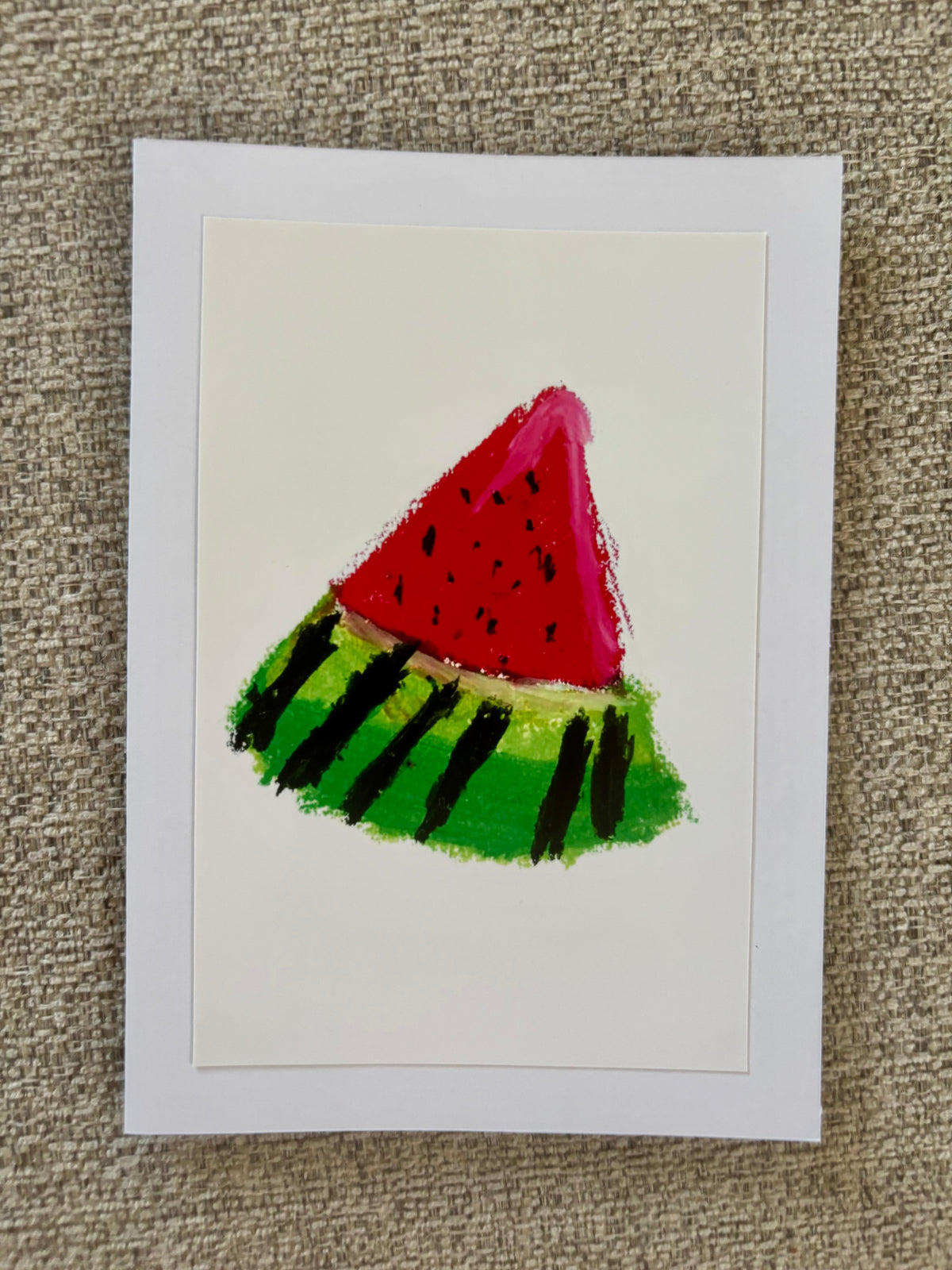 Watermelon Greeting Card