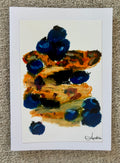 Blueberry Pancakes Greeting Card