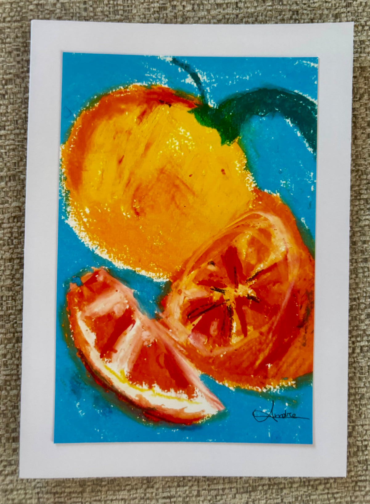 Oranges Greeting Card