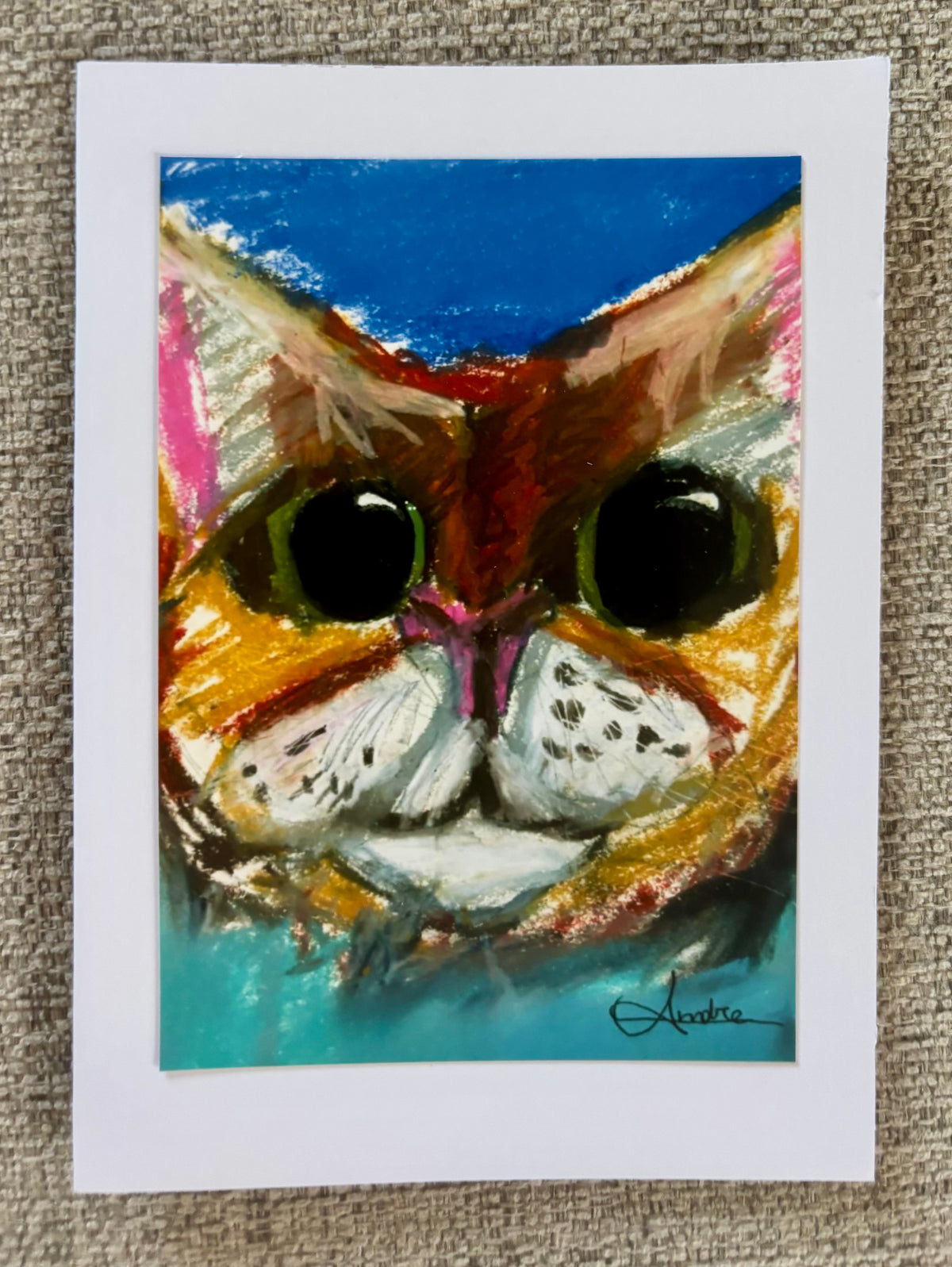 Cat Greeting Card