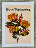 Happy Thanksgiving Bouquet Greeting Card