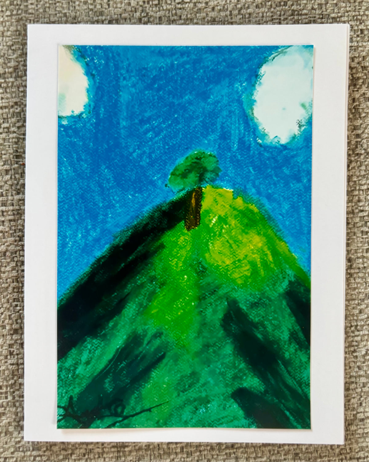 Hilltop Tree Greeting Card