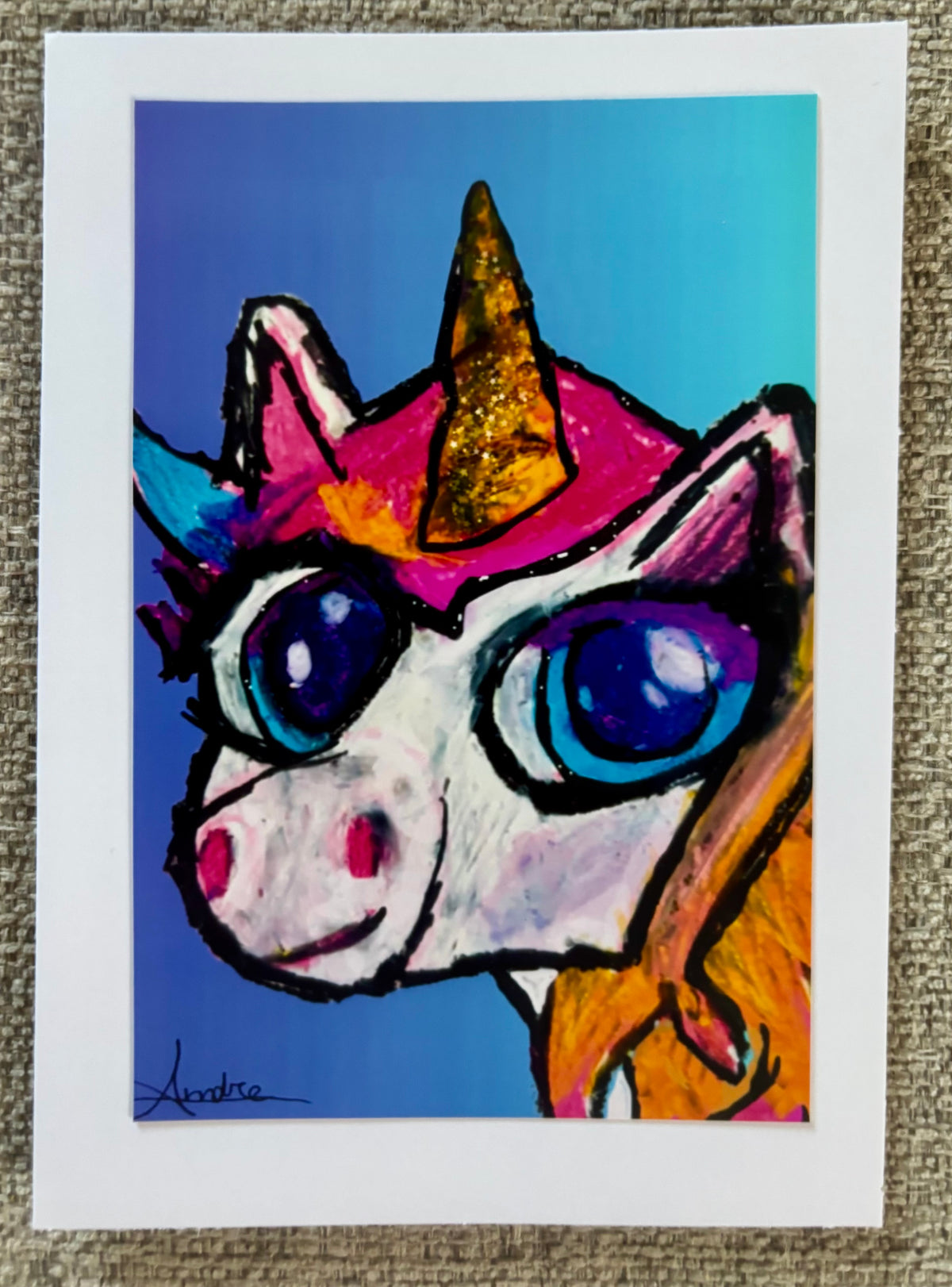 Unicorn Greeting Card