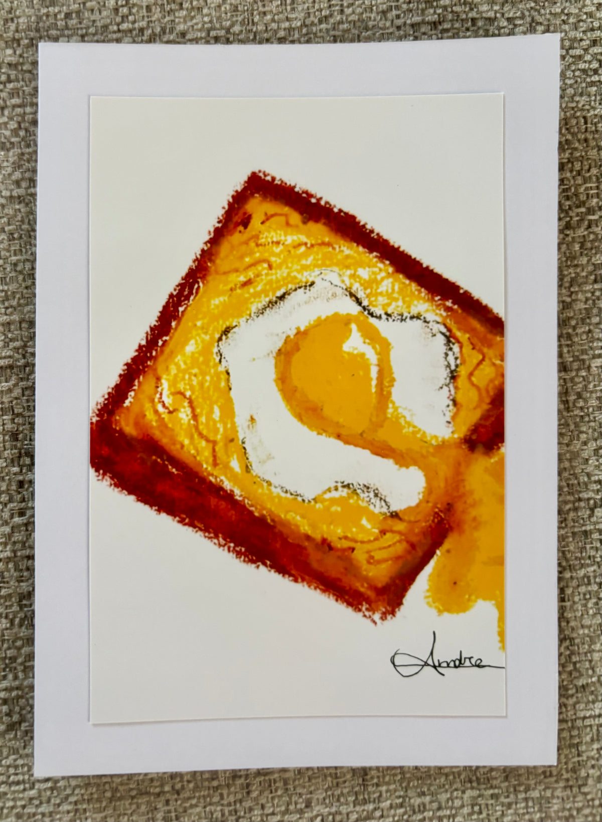 Egg Toast Greeting Card