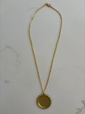 Gold Bottle Cap Necklace