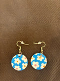 Daisy Print Earrings