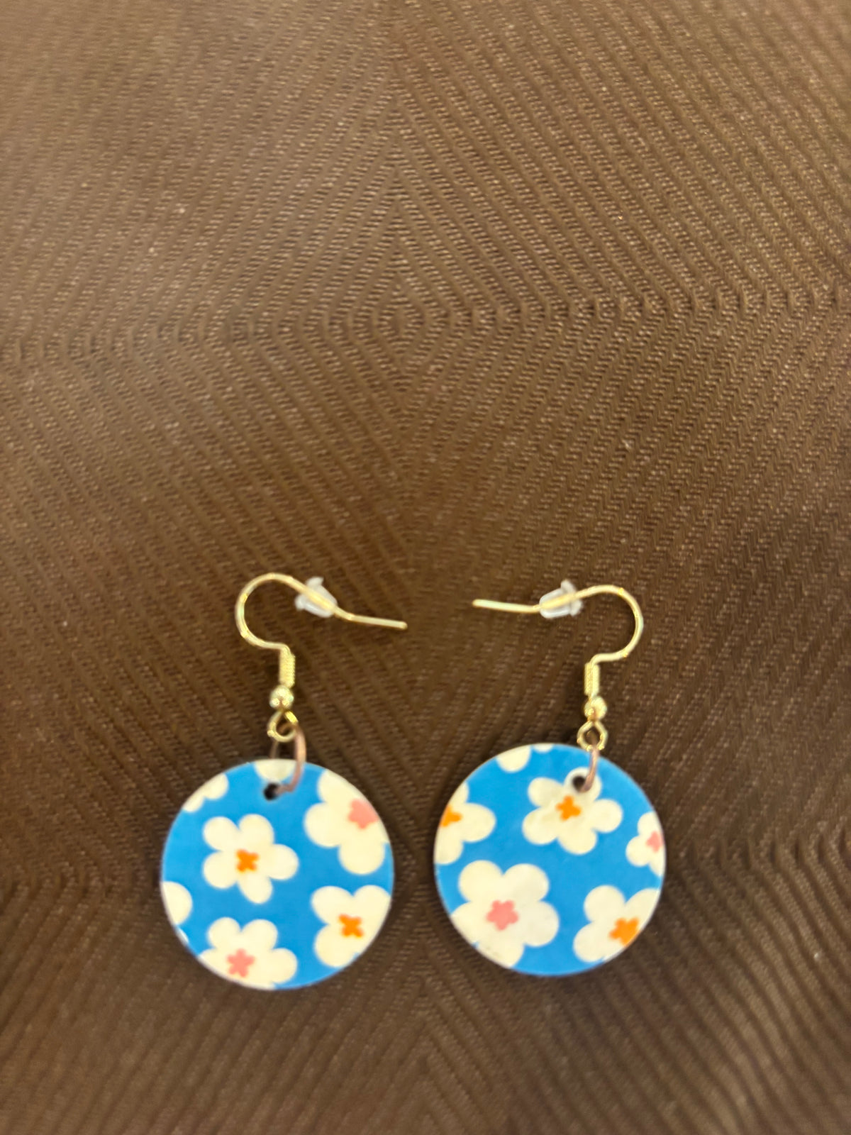 Daisy Print Earrings