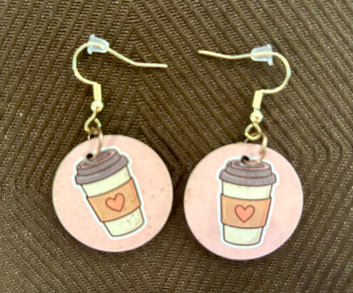 Coffee Cup Earrings