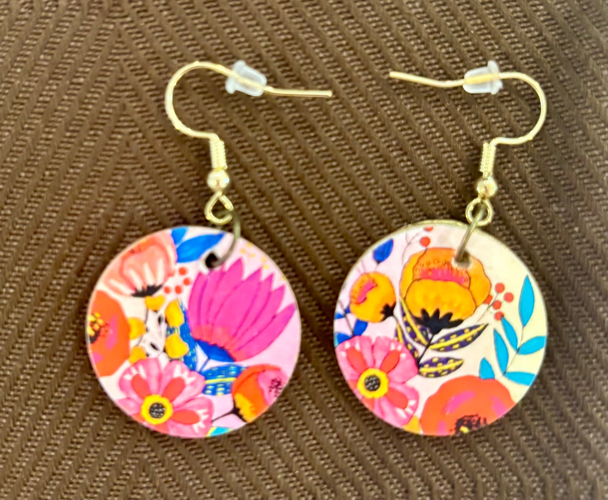 Summer Floral Bunch Earrings