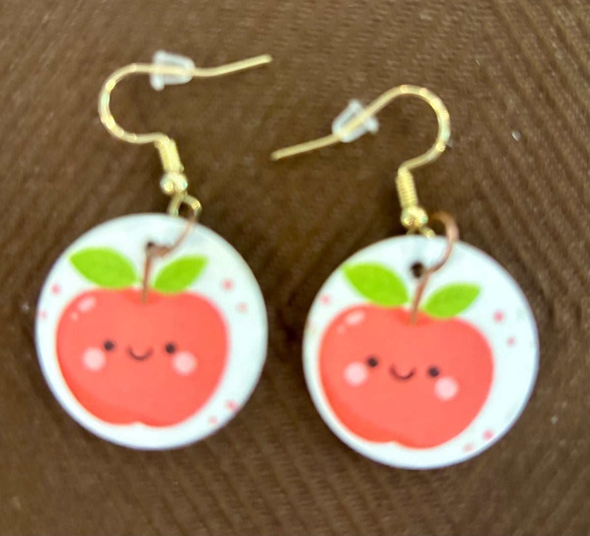 Happy Apple Earrings