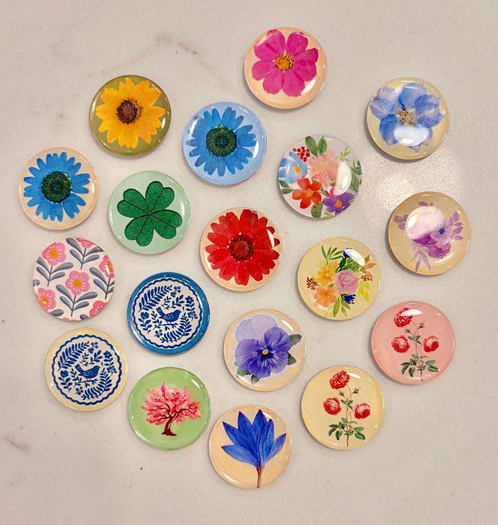 Floral/Botanical Magnet Charms