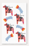 MN Dala Horse Print Kitchen Towel