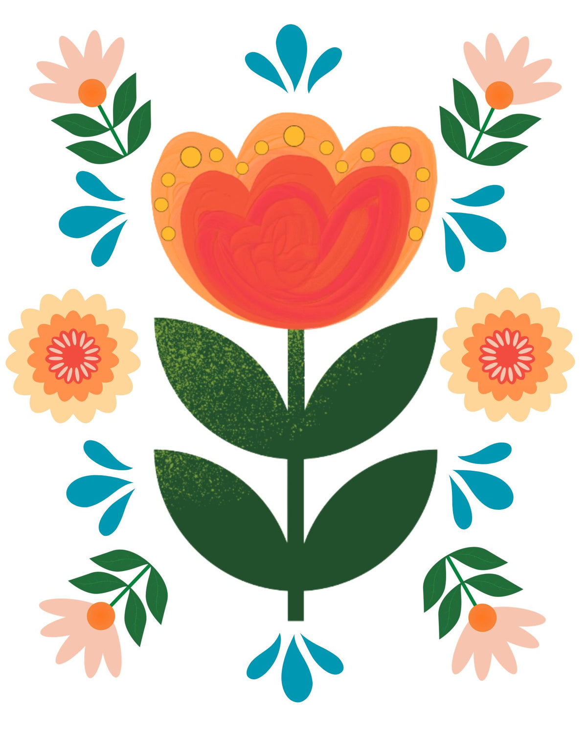 Swedish Tulip 8x10 Print