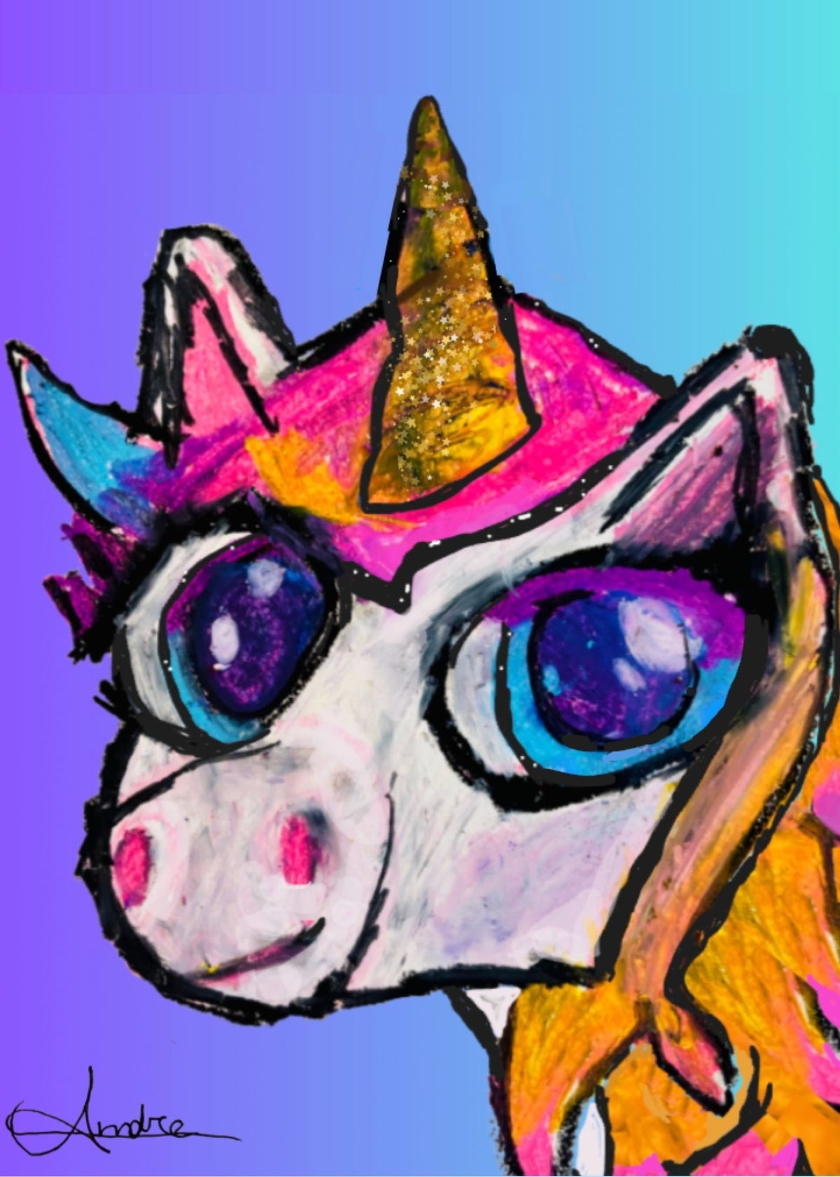Unicorn 8x10 Print